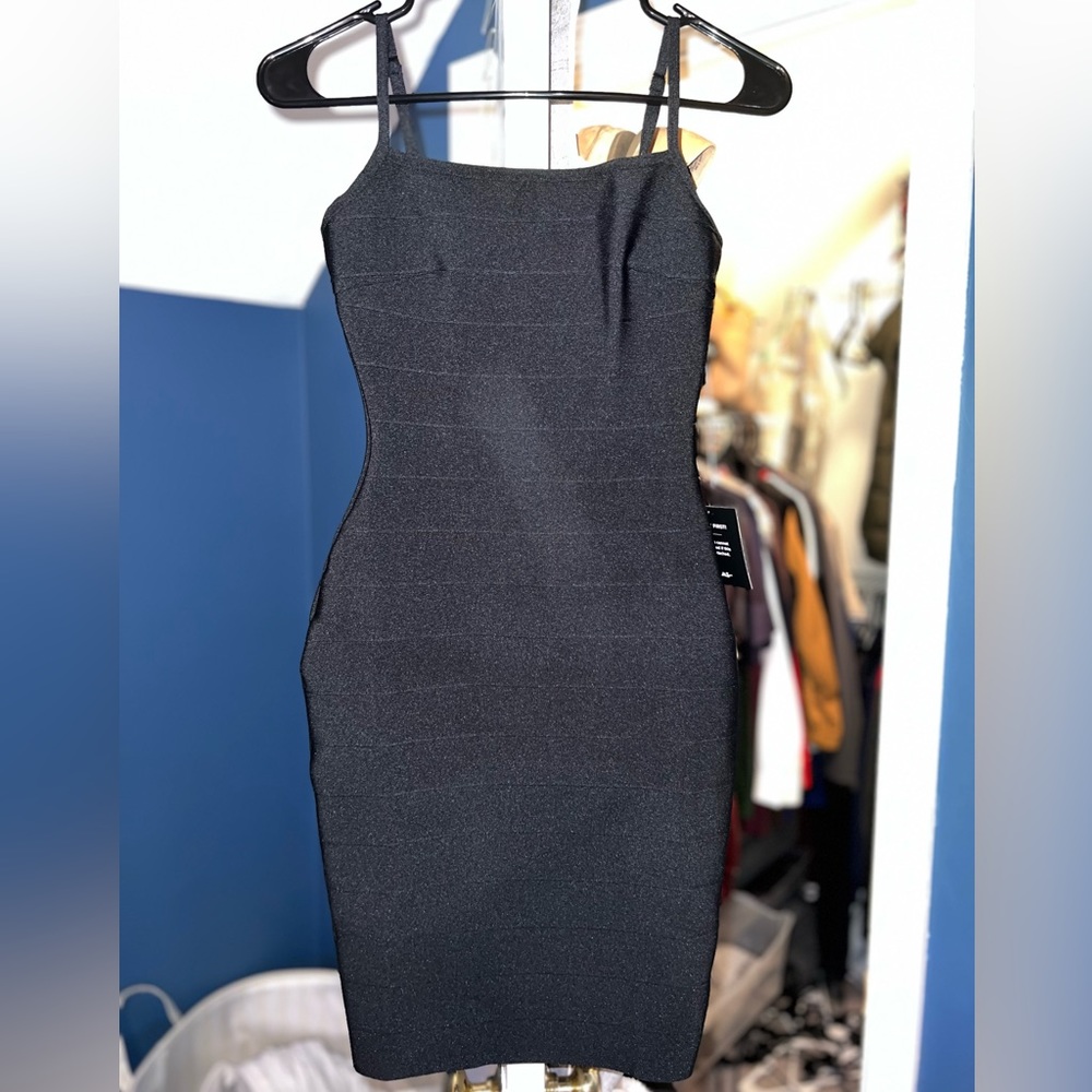Lulus Black Bandage Dress